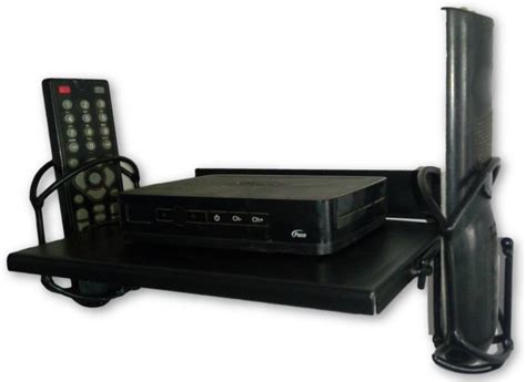 metal set top box stand|setup box stand wall mount.